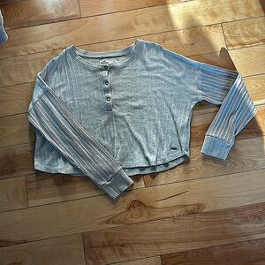 Hollister pastel blue sweater